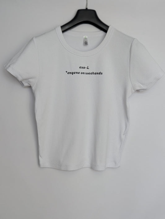exo-l, engene on weekends, organic t-shirt (kpop)